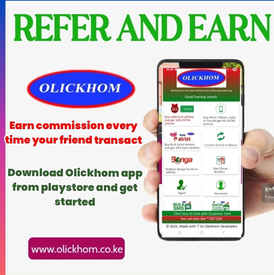 Refer, commission, Change, convert, reverse,  airtime, credit, mpesa, cash, Safaricom, Airtel